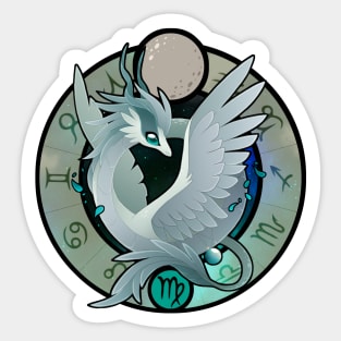 Virgo Dragon Sticker